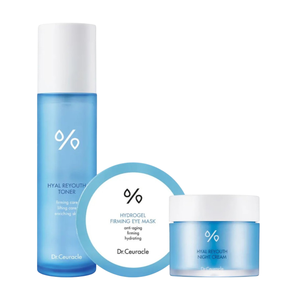 Dr. CEURACLE Hyal Reyouth Glowing Set - Набір для сяючої шкіри з гіалуроновою кислотою (до 02.2027) - фото №1